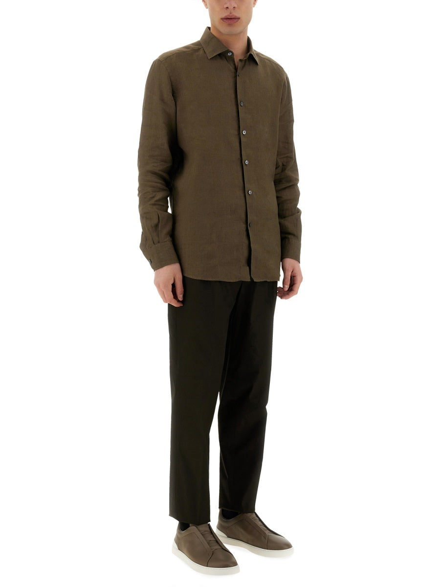 Zegna Men Pants With Pleat ZEGNA