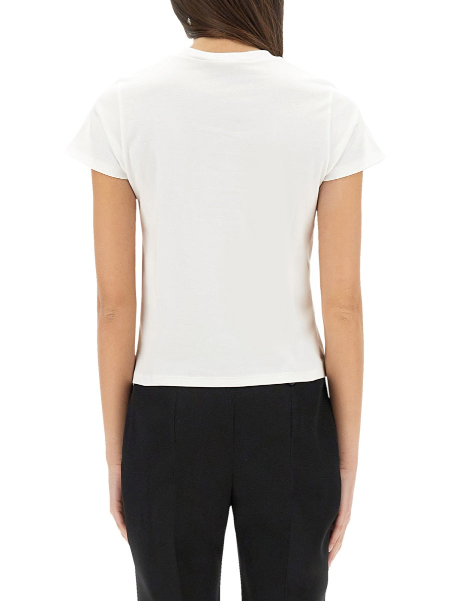 Alexander Mcqueen Women T-Shirt With "Skull" Embroidery ALEXANDER MCQUEEN
