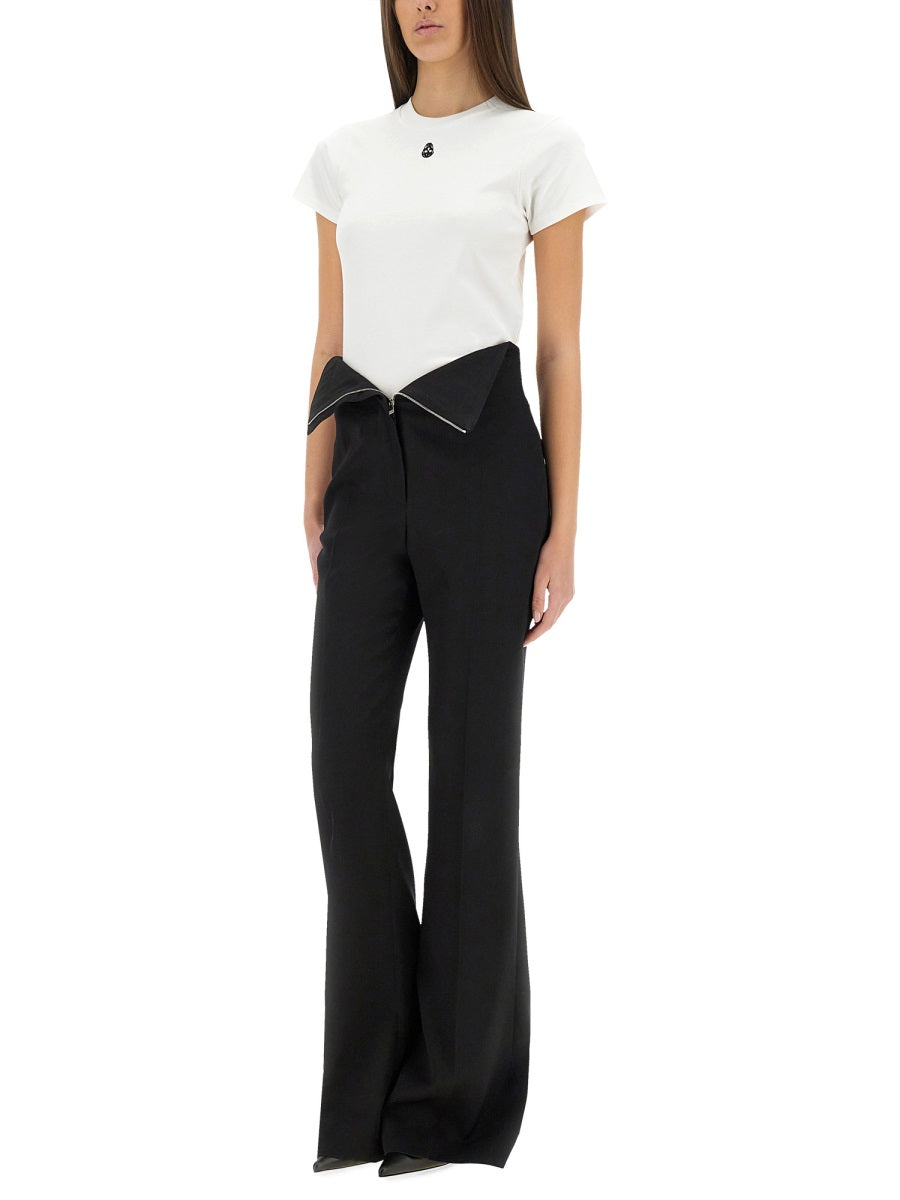 Alexander Mcqueen Women T-Shirt With "Skull" Embroidery ALEXANDER MCQUEEN