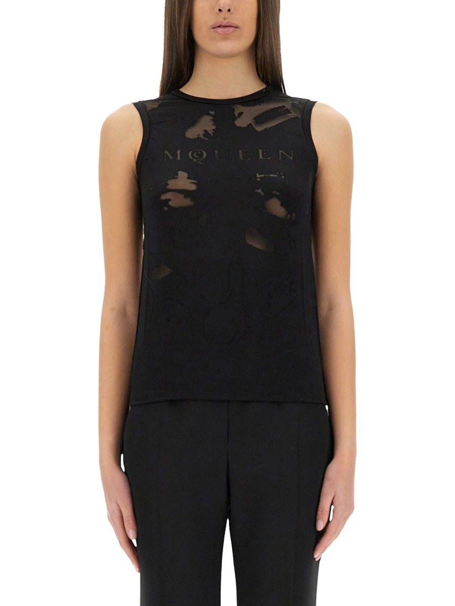 Alexander Mcqueen Women Top A Inserts. ALEXANDER MCQUEEN