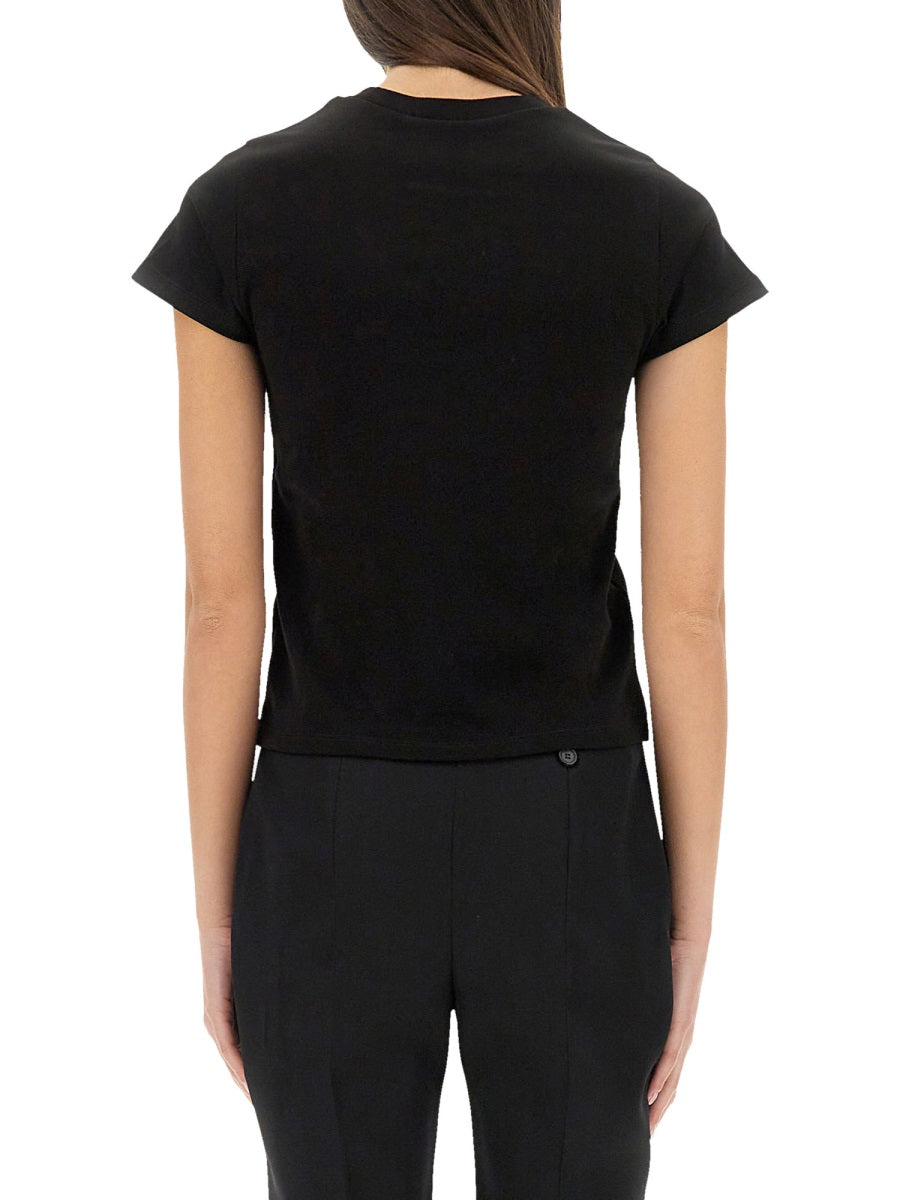 Alexander Mcqueen Women T-Shirt With "Skull" Embroidery ALEXANDER MCQUEEN