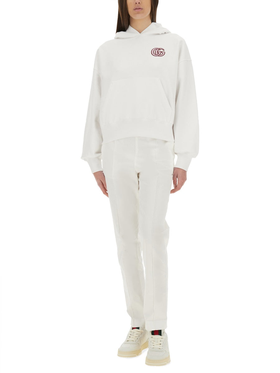 Gucci Women Cotton Sweatshirt With Embroidery GUCCI