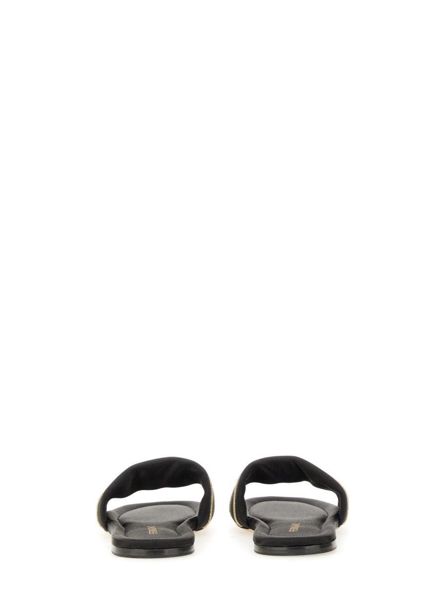 Ferragamo Women Slide Sandal With Logo FERRAGAMO