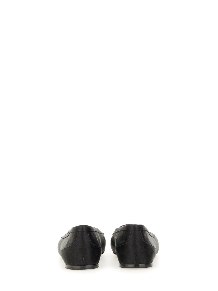 Saint Laurent Women Crepe Satin "Poppy" Ballerina SAINT LAURENT