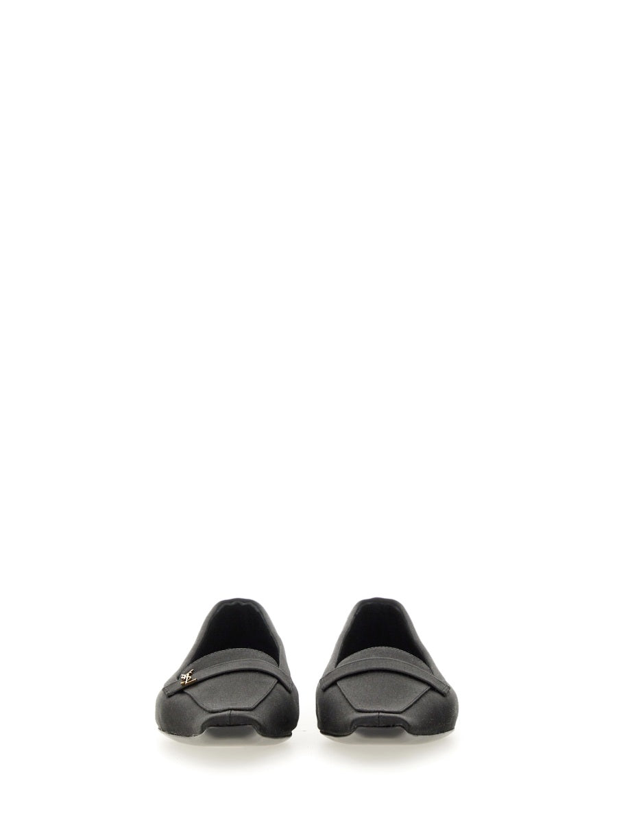 Saint Laurent Women Crepe Satin "Poppy" Ballerina SAINT LAURENT
