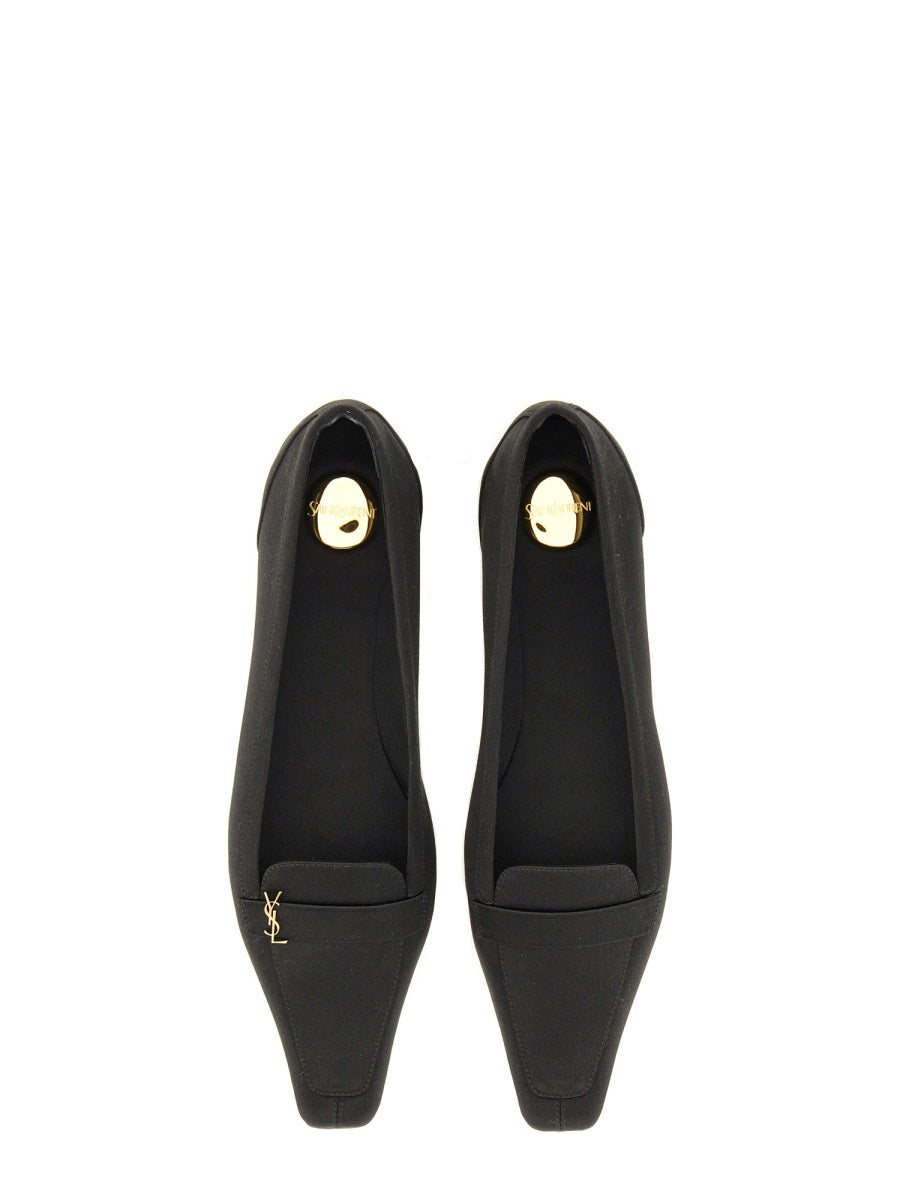 Saint Laurent Women Crepe Satin "Poppy" Ballerina SAINT LAURENT