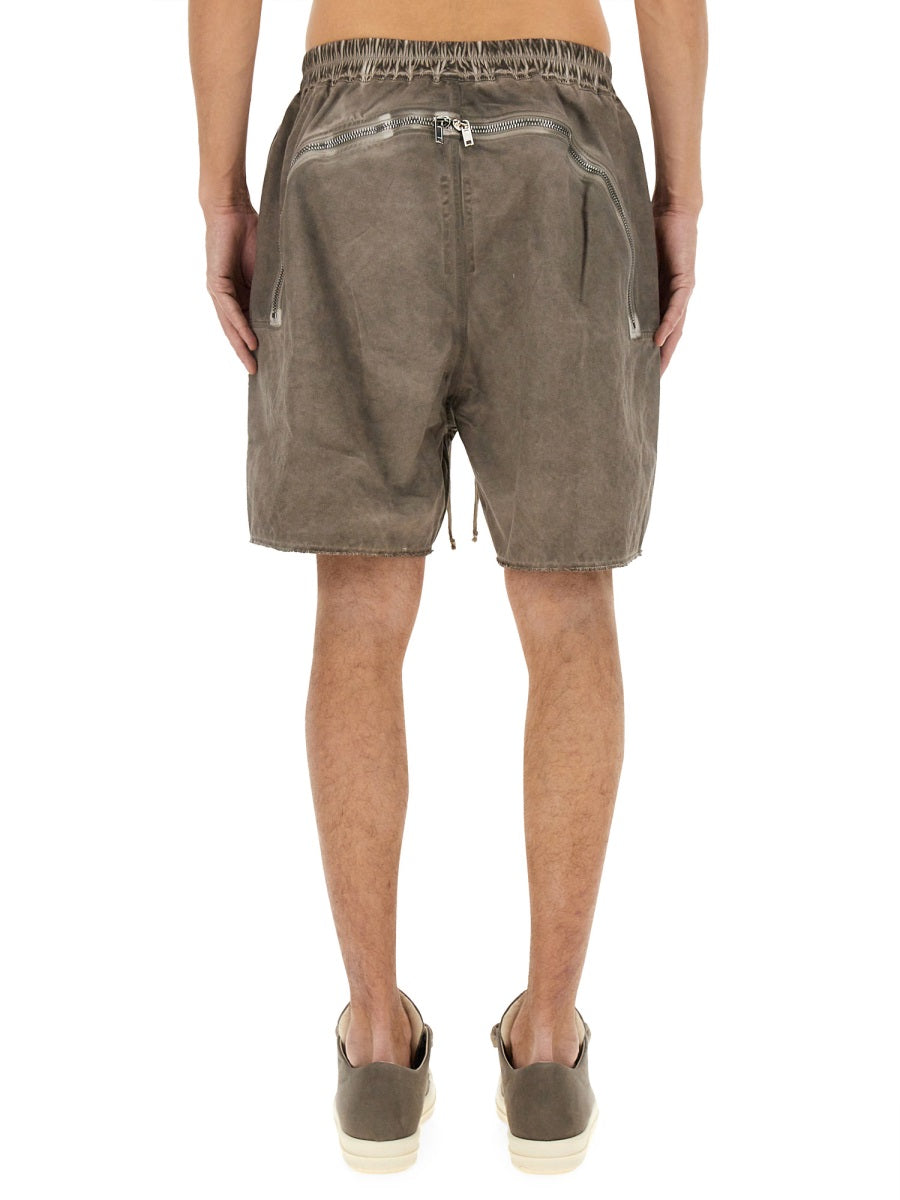 Rick Owens Drkshdw Men Zippered Boxer Shorts RICK OWENS