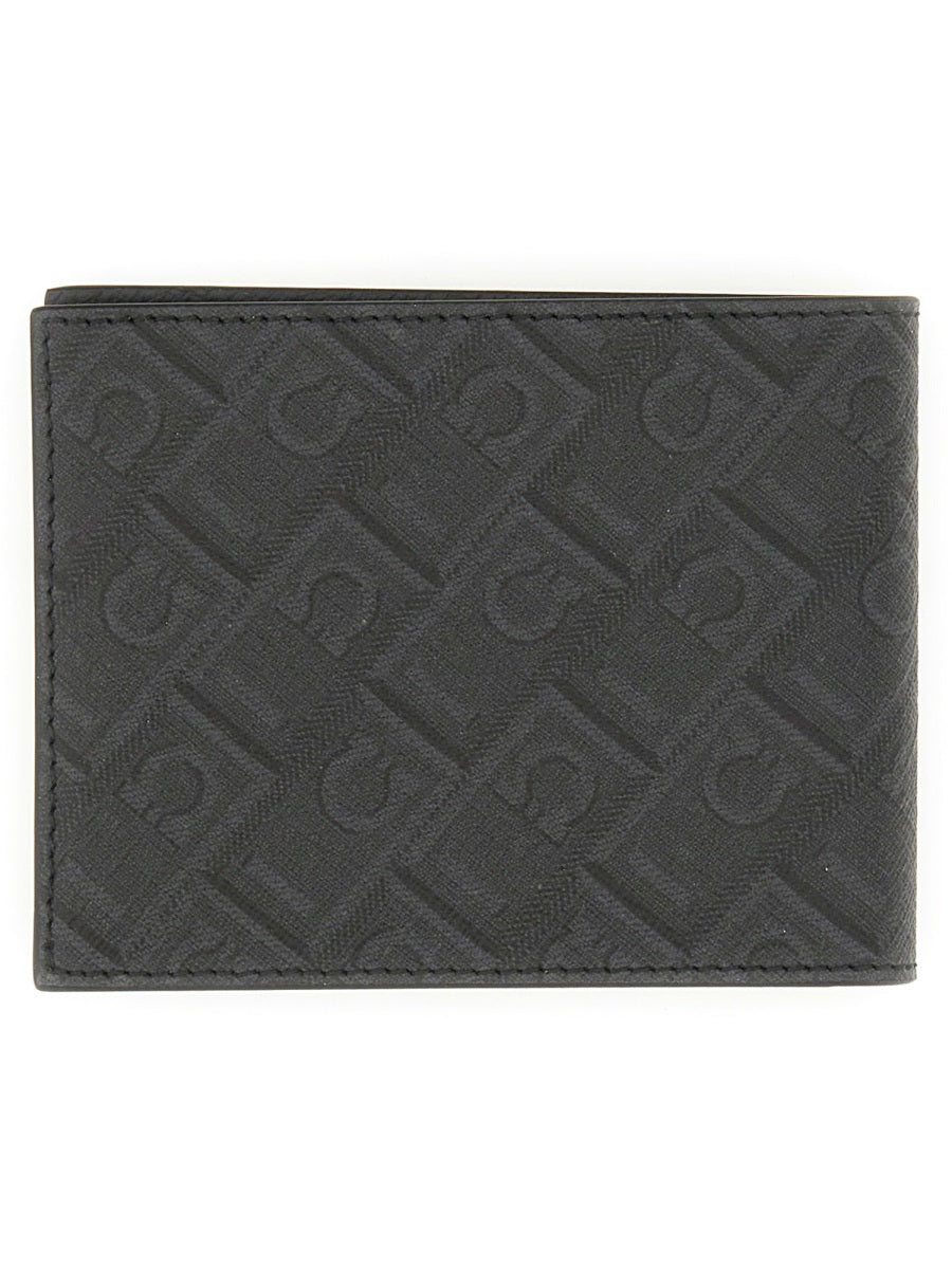 Ferragamo Men Portafoglio Con Logo Monogram FERRAGAMO
