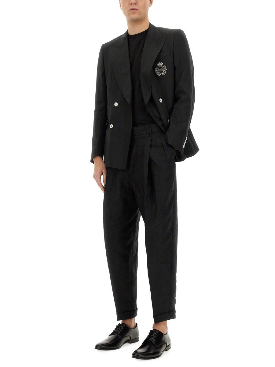 Dolce & Gabbana Men Canvas Pants DOLCE & GABBANA