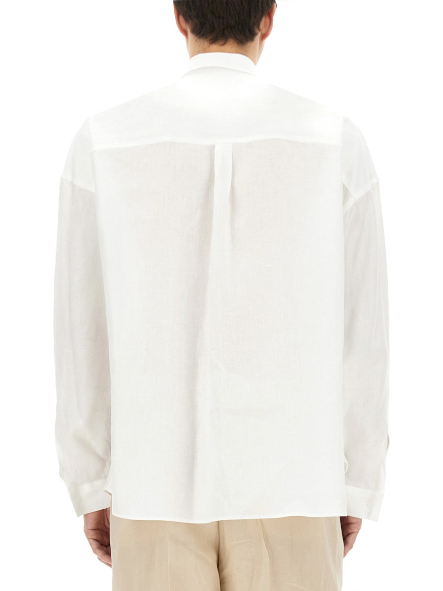 Dolce & Gabbana Men Linen Shirt DOLCE & GABBANA
