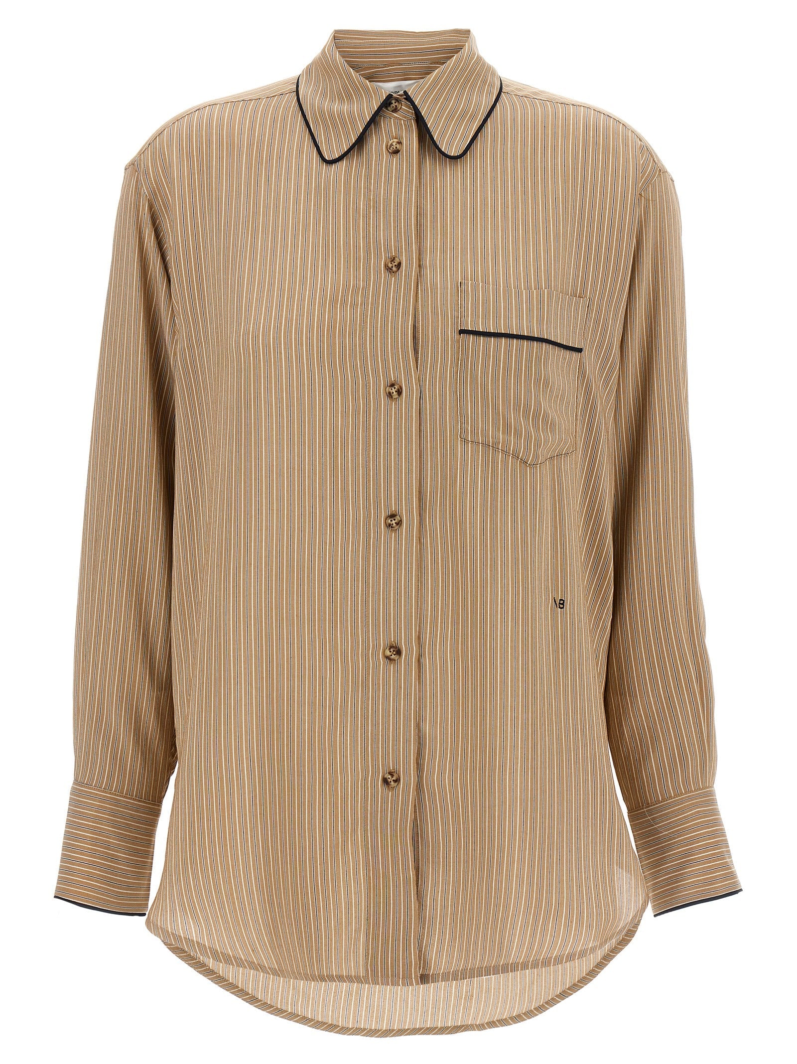 Victoria Beckham Women 'Piping Detail Pyjama' Shirt VICTORIA BECKHAM