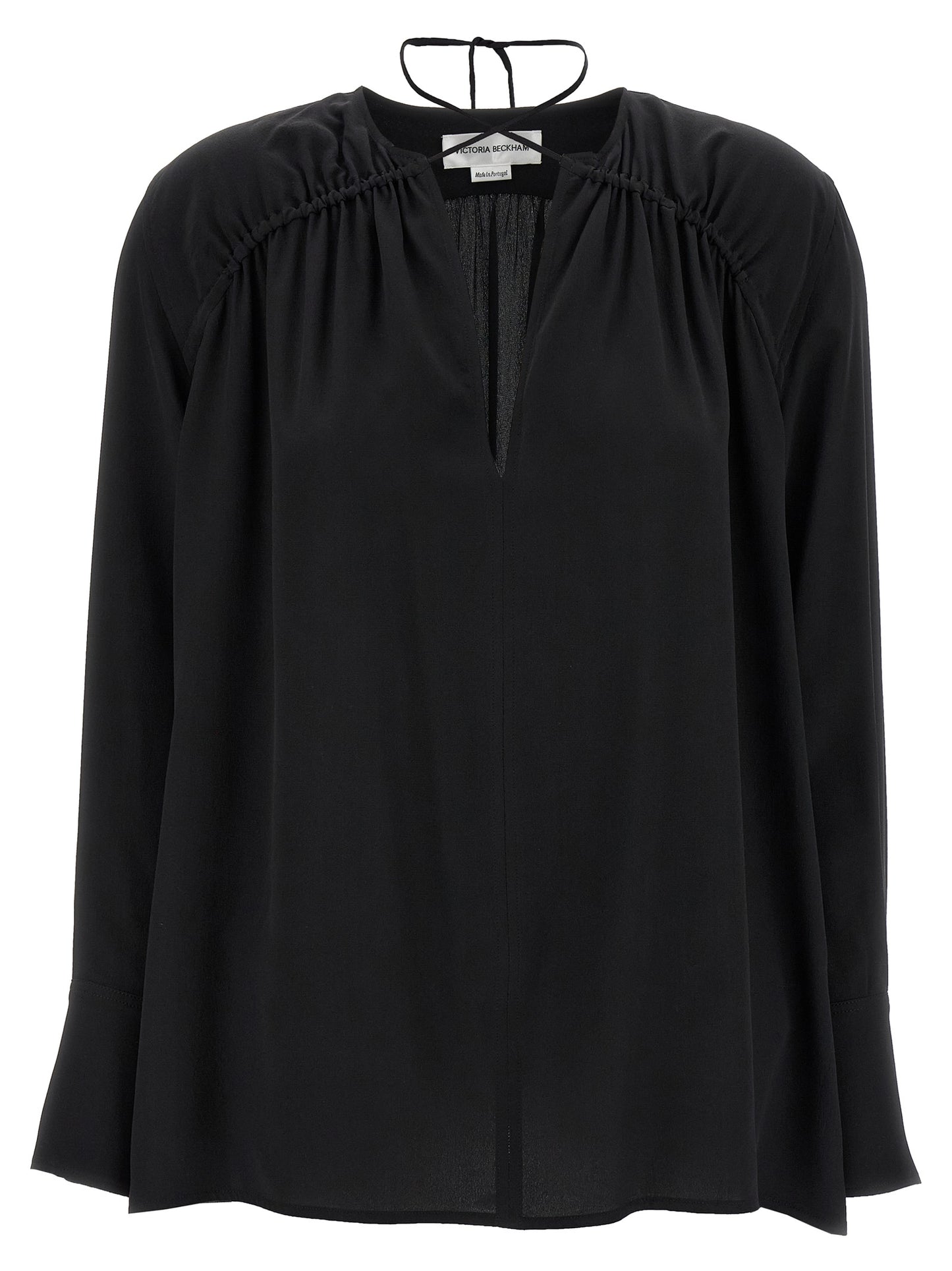 Victoria Beckham Women 'Gather Detail Tie' Blouse VICTORIA BECKHAM