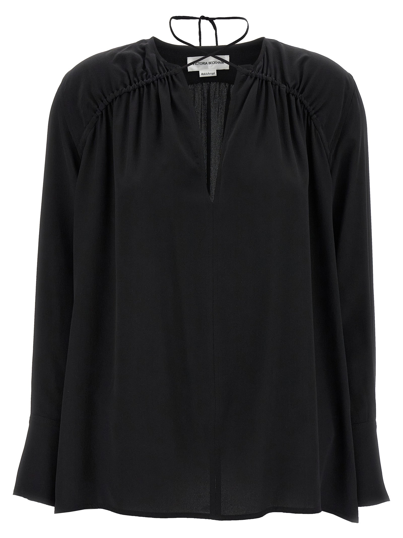 Victoria Beckham Women 'Gather Detail Tie' Blouse VICTORIA BECKHAM