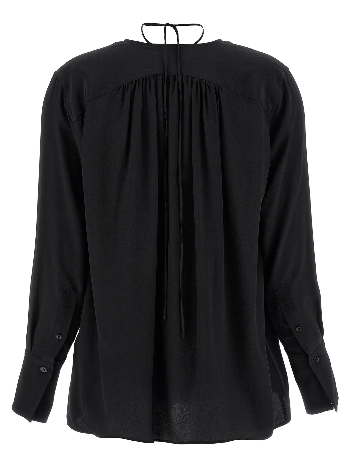 Victoria Beckham Women 'Gather Detail Tie' Blouse VICTORIA BECKHAM