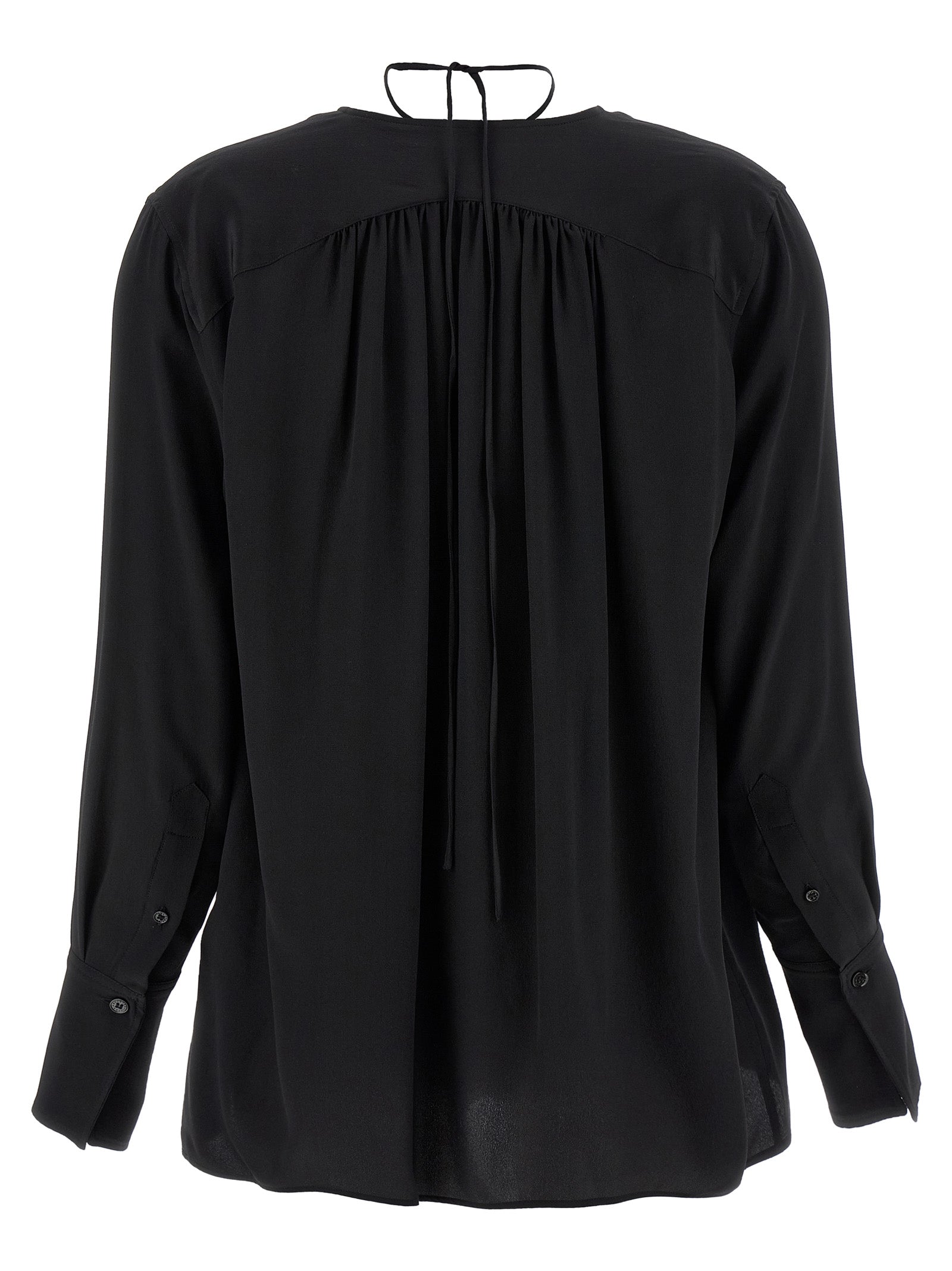 Victoria Beckham Women 'Gather Detail Tie' Blouse VICTORIA BECKHAM
