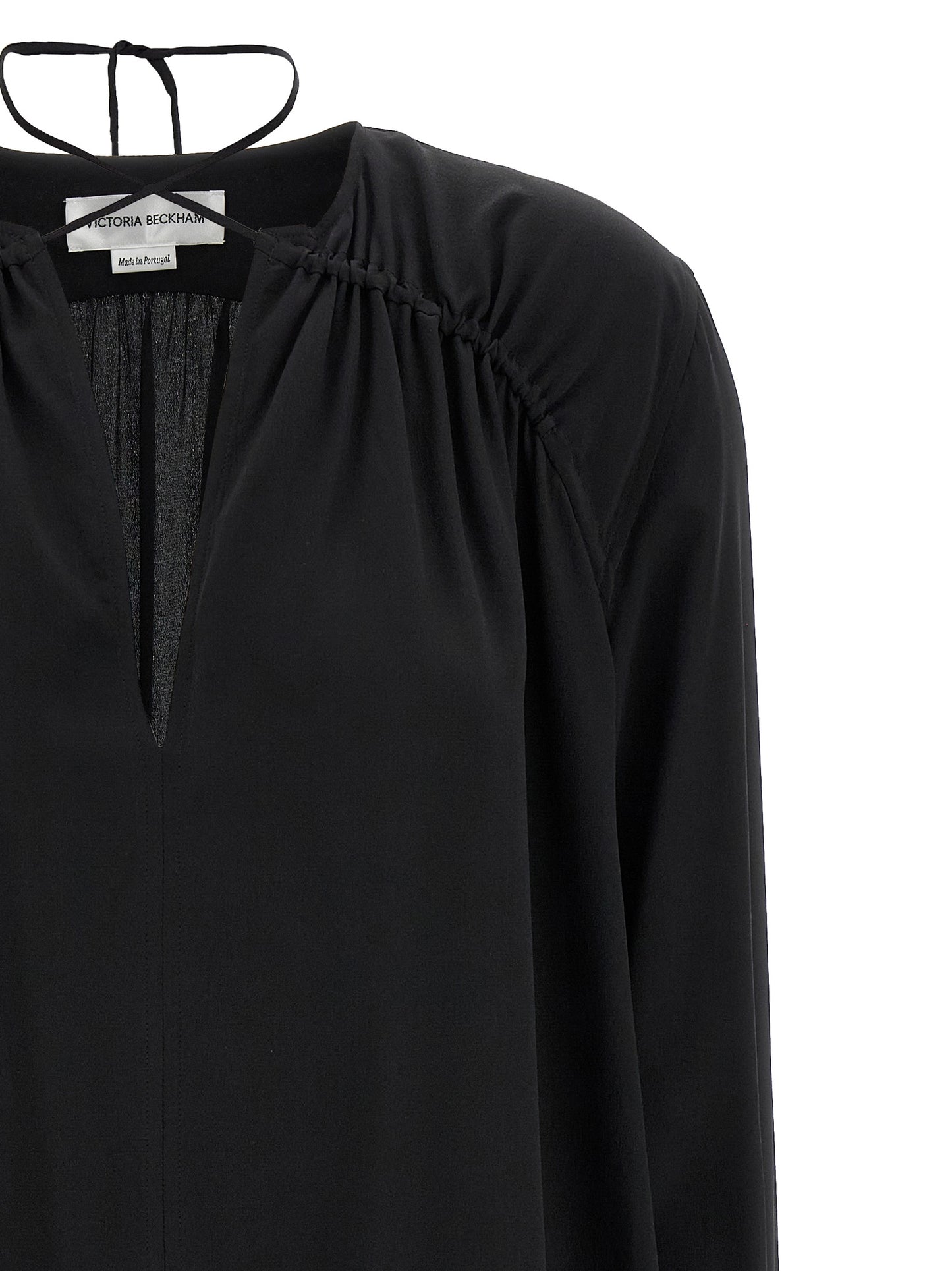 Victoria Beckham Women 'Gather Detail Tie' Blouse VICTORIA BECKHAM