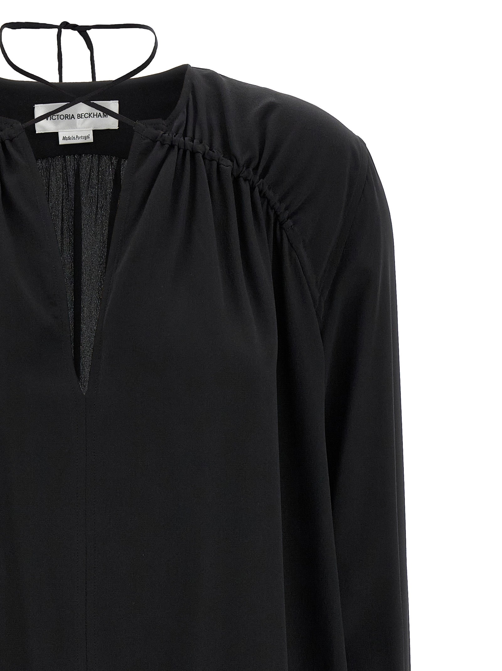 Victoria Beckham Women 'Gather Detail Tie' Blouse VICTORIA BECKHAM