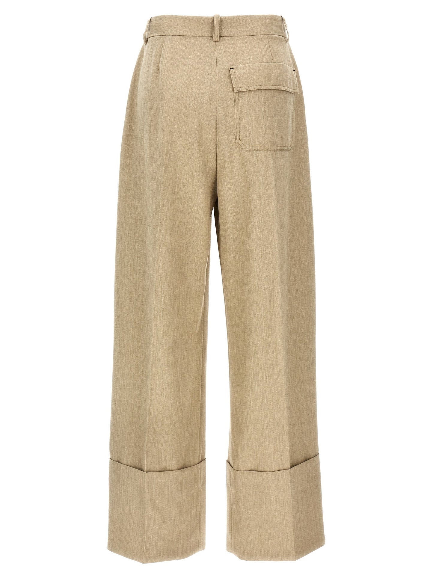 Victoria Beckham Women Maxi Turn-Up Pants VICTORIA BECKHAM