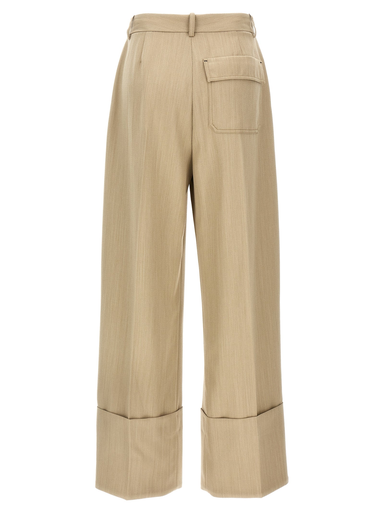 Victoria Beckham Women Maxi Turn-Up Pants VICTORIA BECKHAM