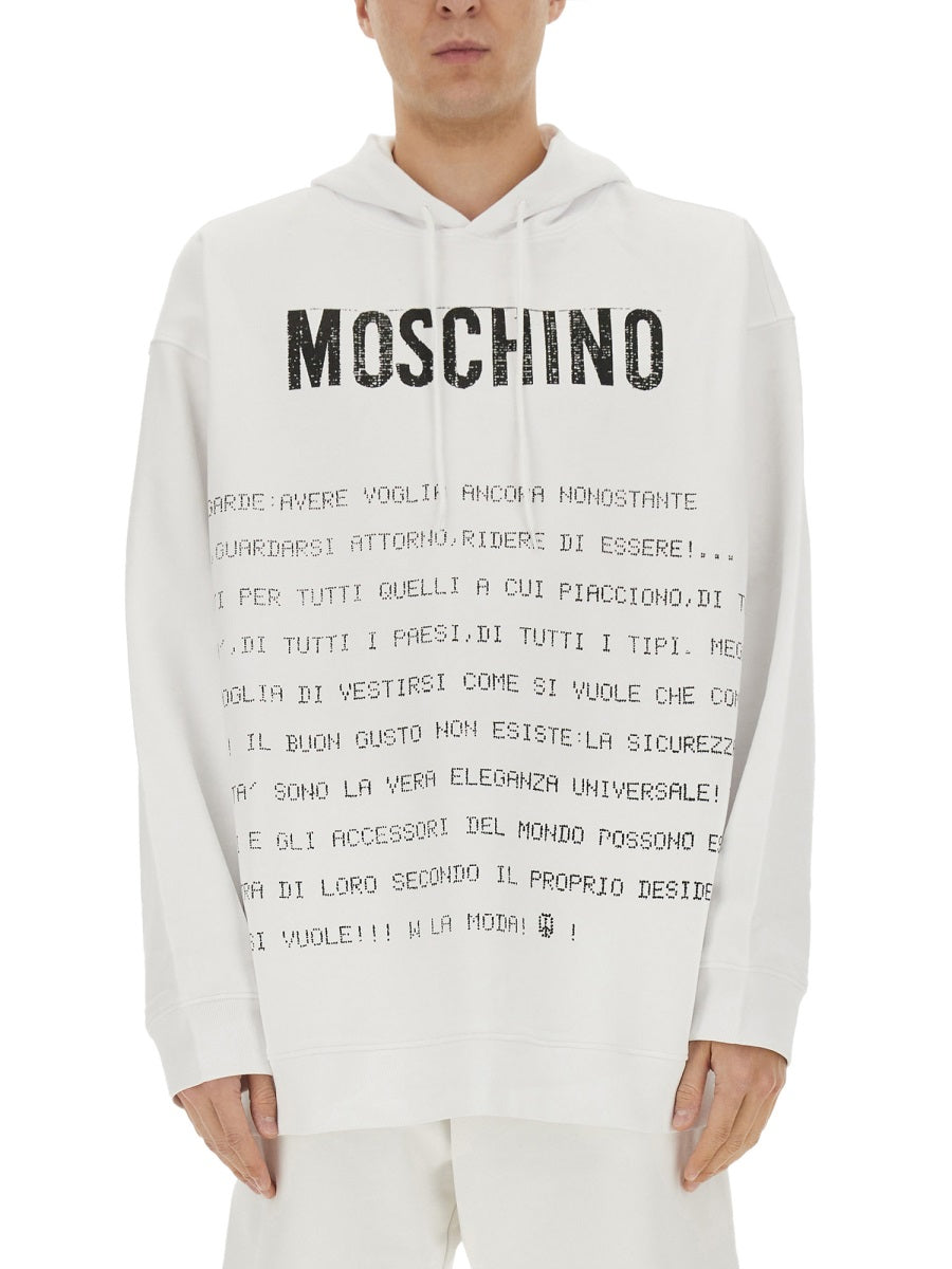 Moschino Men "Archive Message" Hoodie MOSCHINO