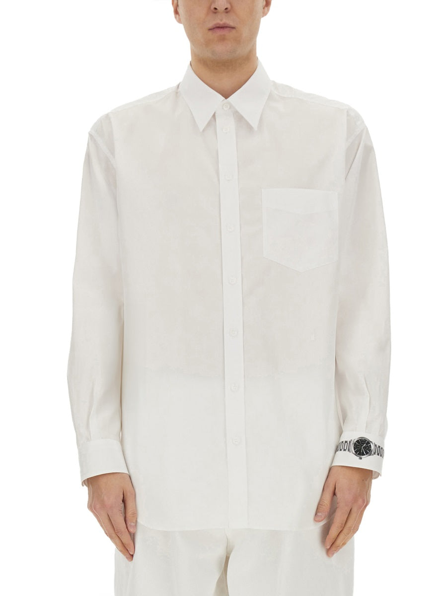 Moschino Men "Wristwatch Print" Shirt MOSCHINO