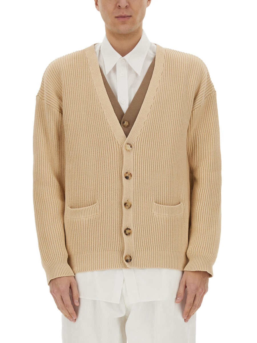 Moschino Men Organic Cotton Blend Cardigan MOSCHINO