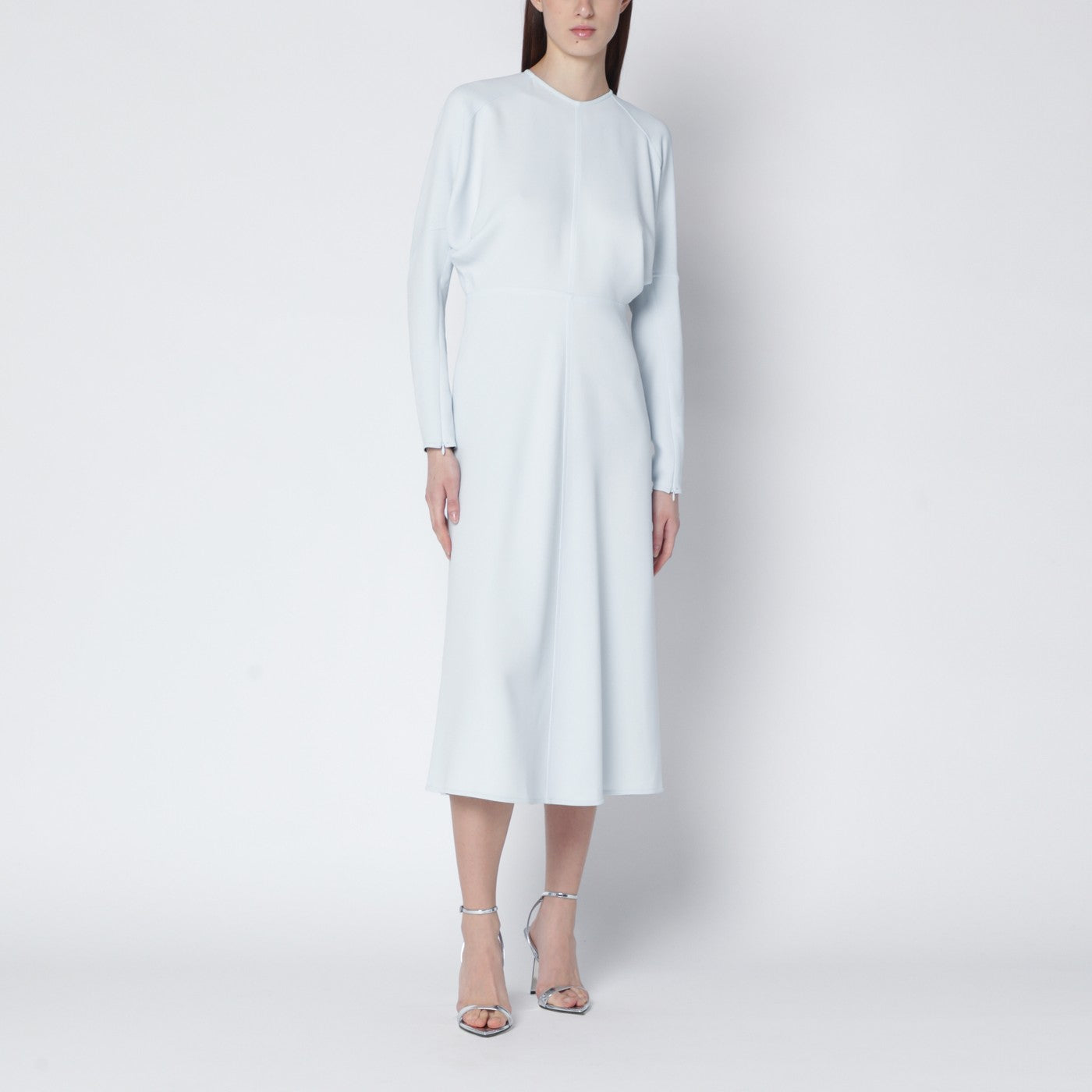 Victoria Beckham Ice Blue Dolman Midi Dress Women VICTORIA BECKHAM