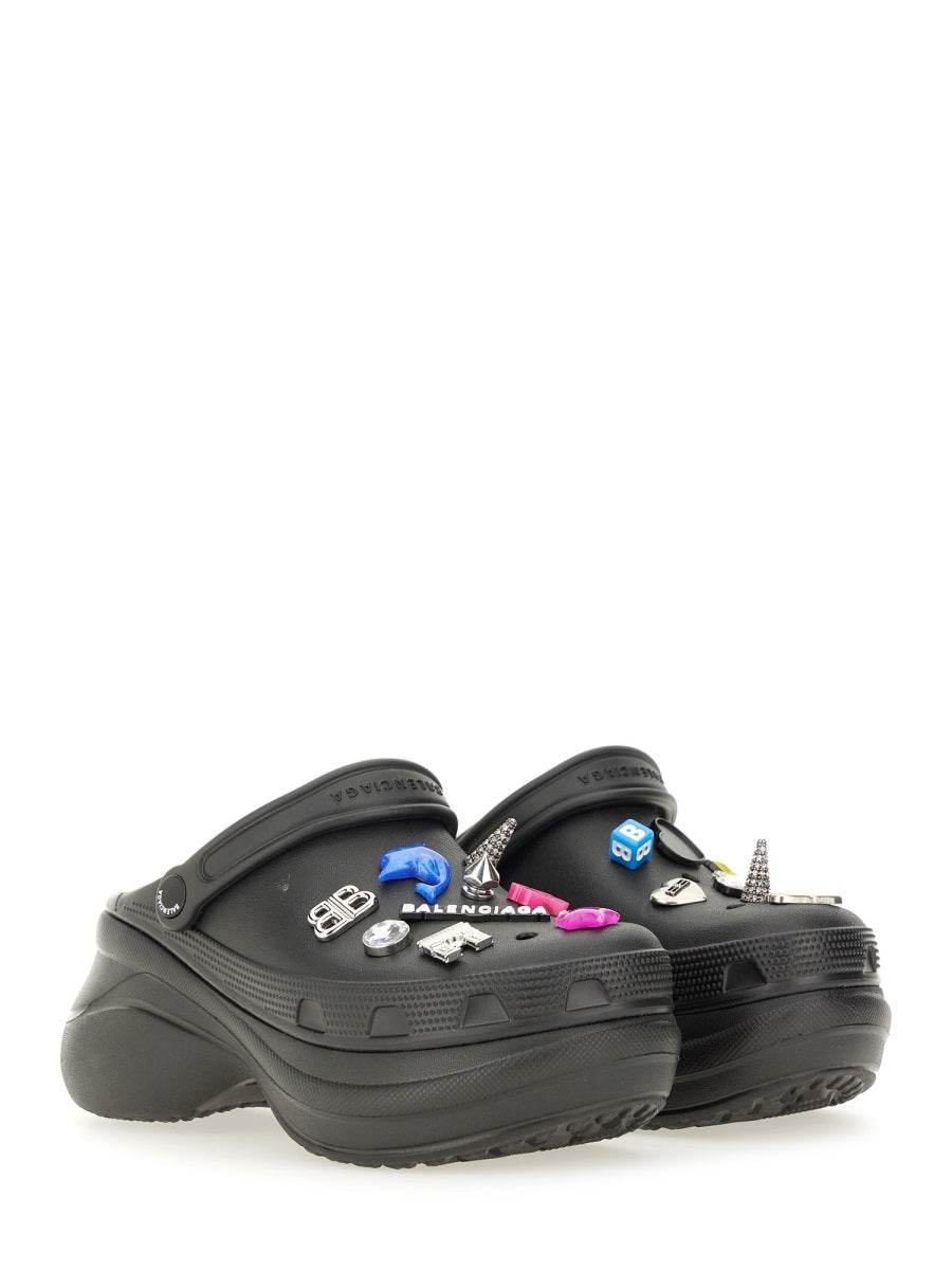 Balenciaga Women "Crocs Jibbitz" Sabot BALENCIAGA
