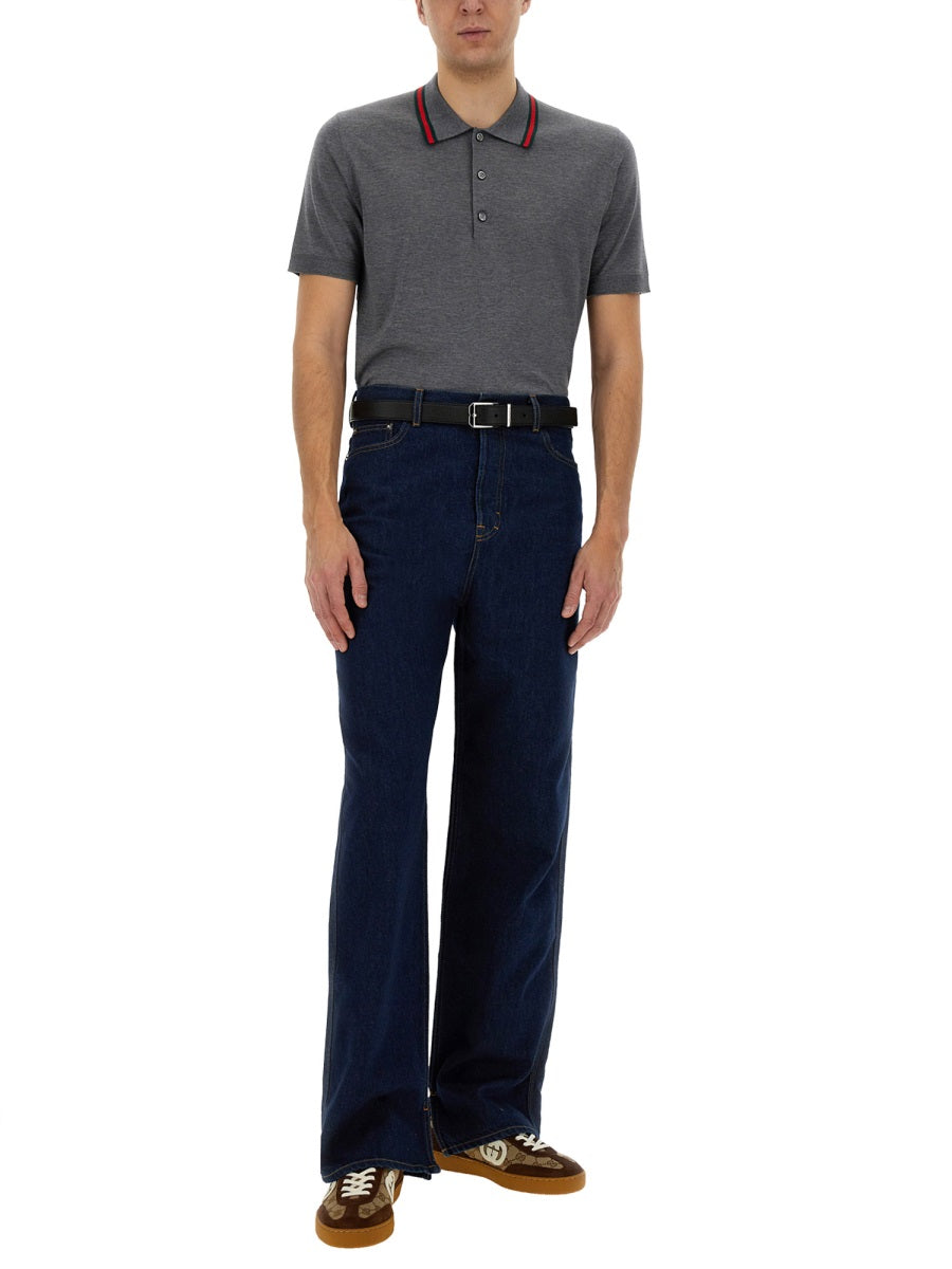 Gucci Men Denim Pants GUCCI