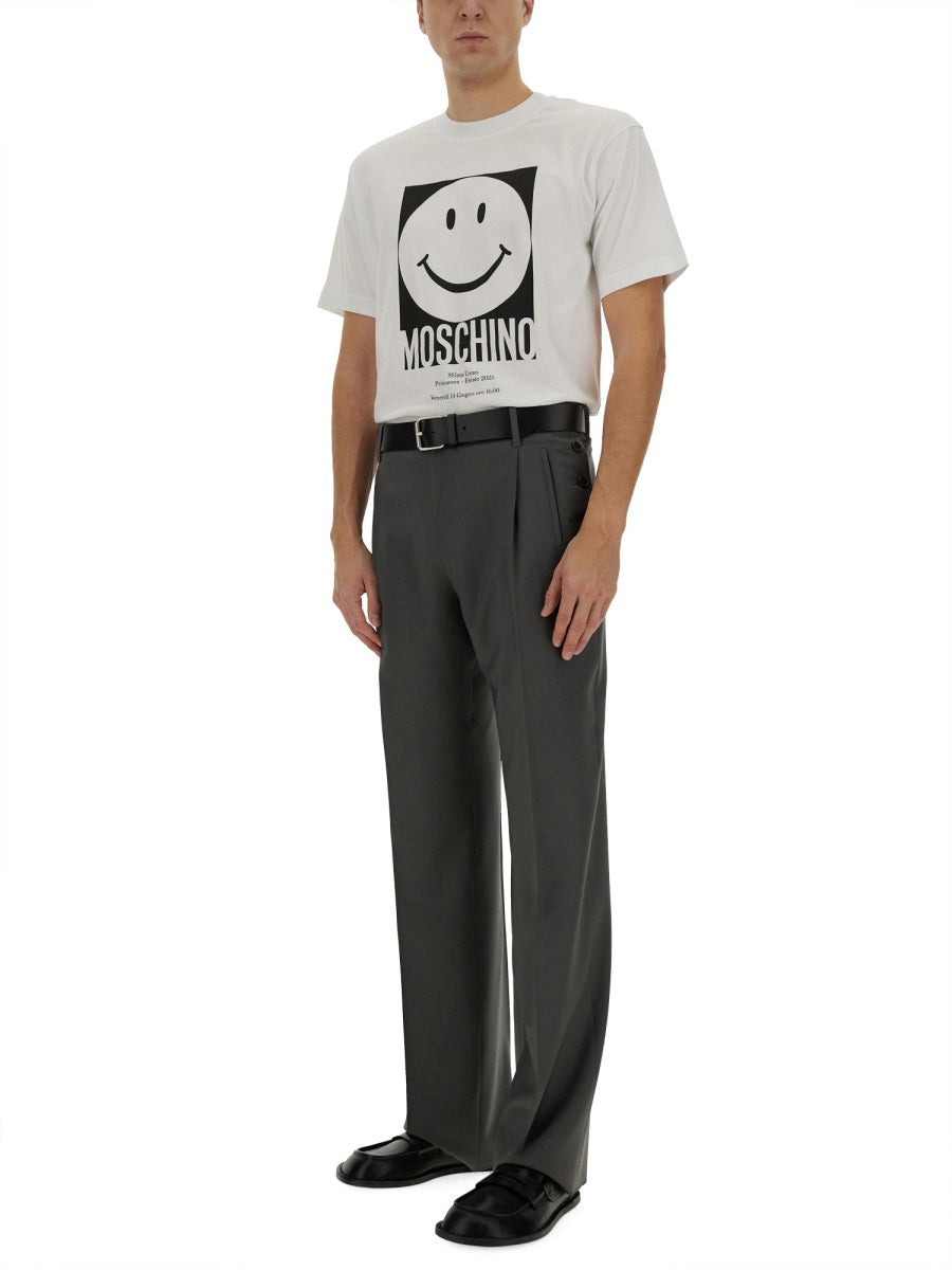 Moschino Men Logo Print T-Shirt MOSCHINO