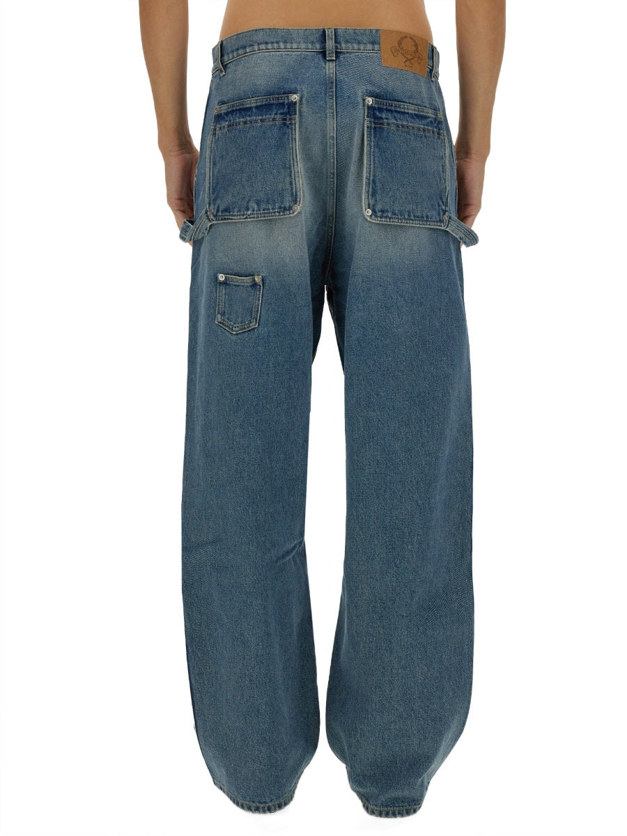 Moschino Men "Wide-Leg" Jeans MOSCHINO