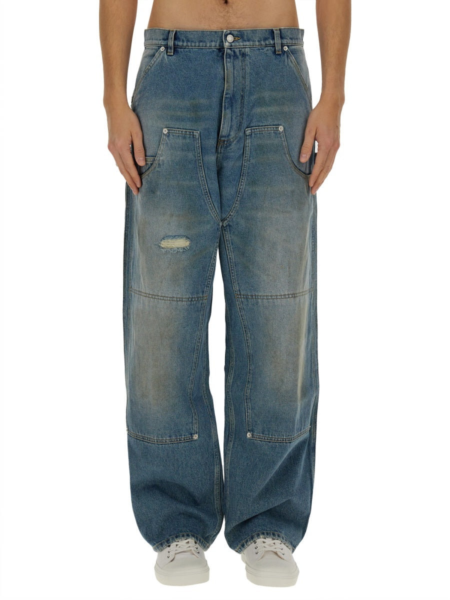 Moschino Men "Wide-Leg" Jeans MOSCHINO