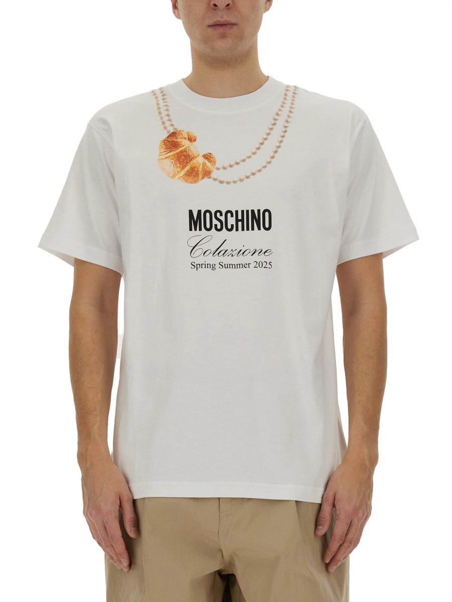 Moschino Men "Breakfast" T-Shirt MOSCHINO