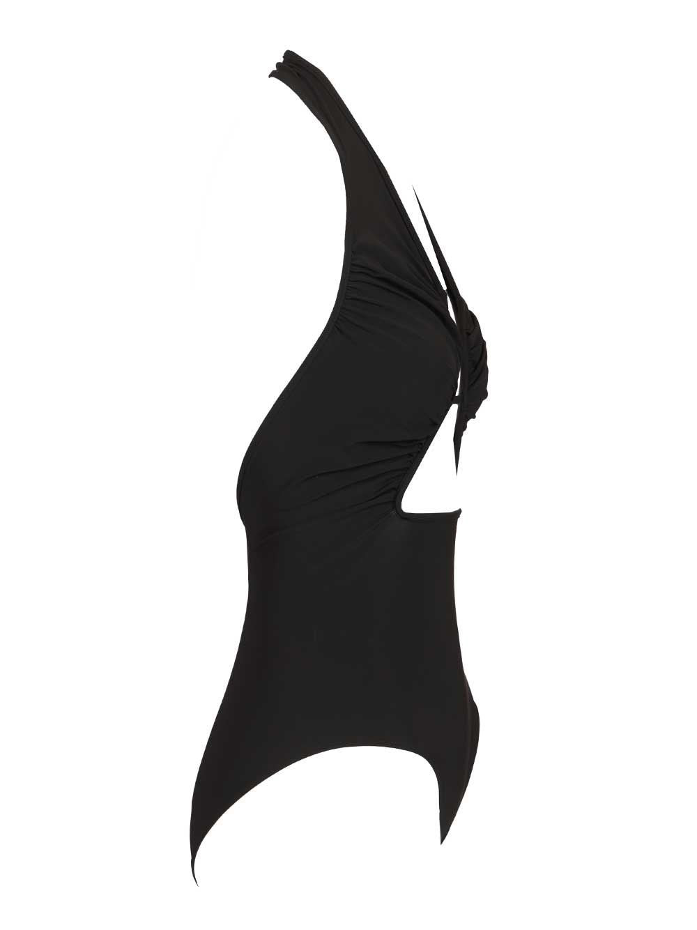 Rick Owens Women Halter Prong One-Piece Swimsuit RICK OWENS