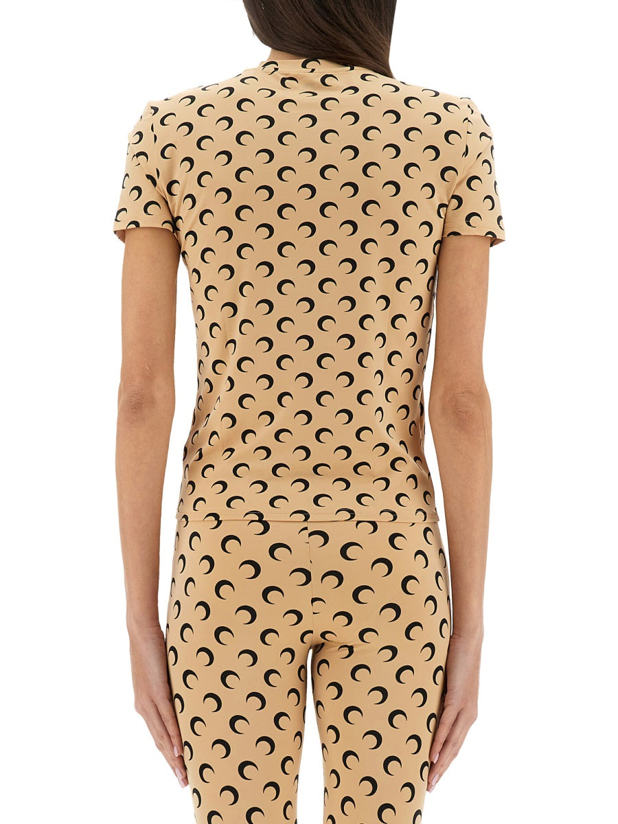 Marine Serre Women T-Shirt "Moon" MARINE SERRE
