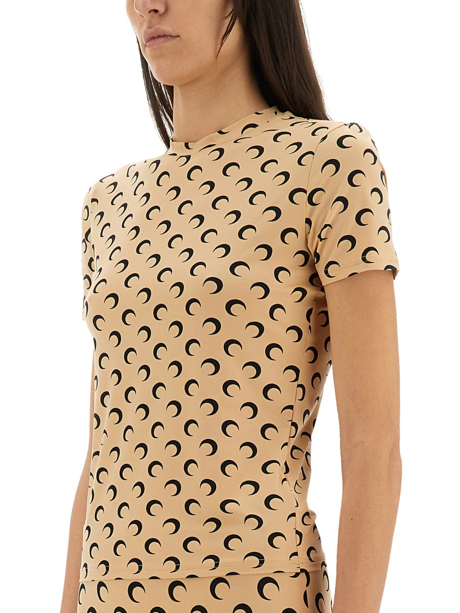 Marine Serre Women T-Shirt "Moon" MARINE SERRE