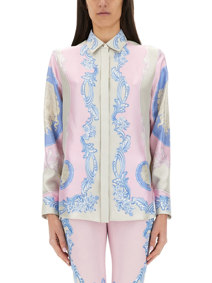 Versace Women Silk Shirt "Cameo" VERSACE
