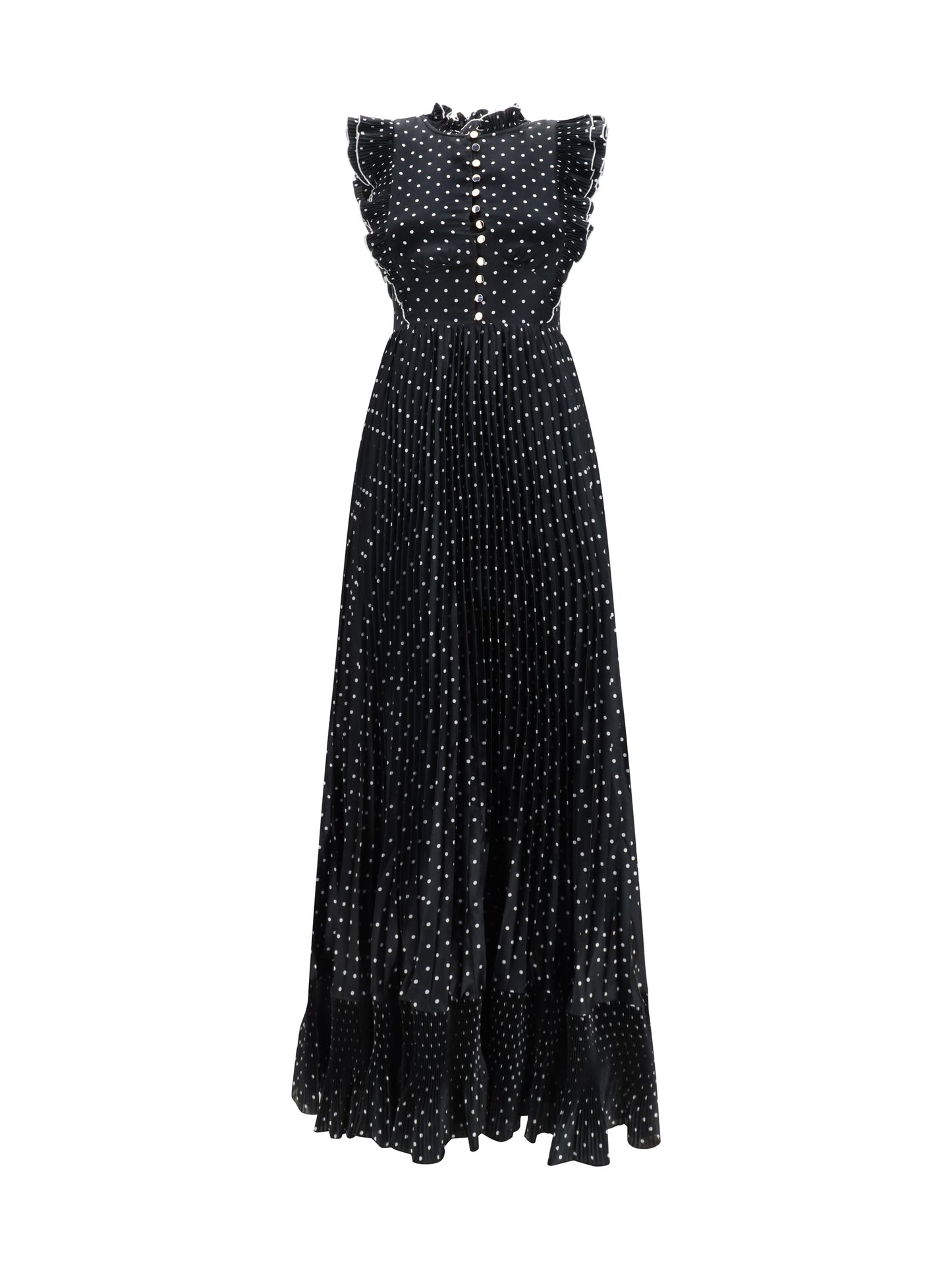 Self-Portrait Women Polka Dot Long Dress SELF-PORTRAIT