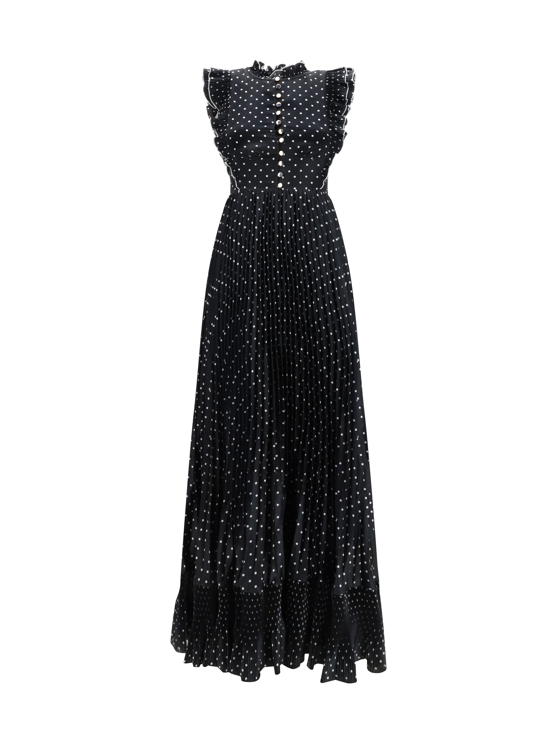 Self-Portrait Women Polka Dot Long Dress SELF-PORTRAIT