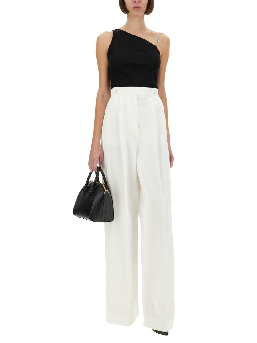 Givenchy Women Cotton Pleated Pants GIVENCHY