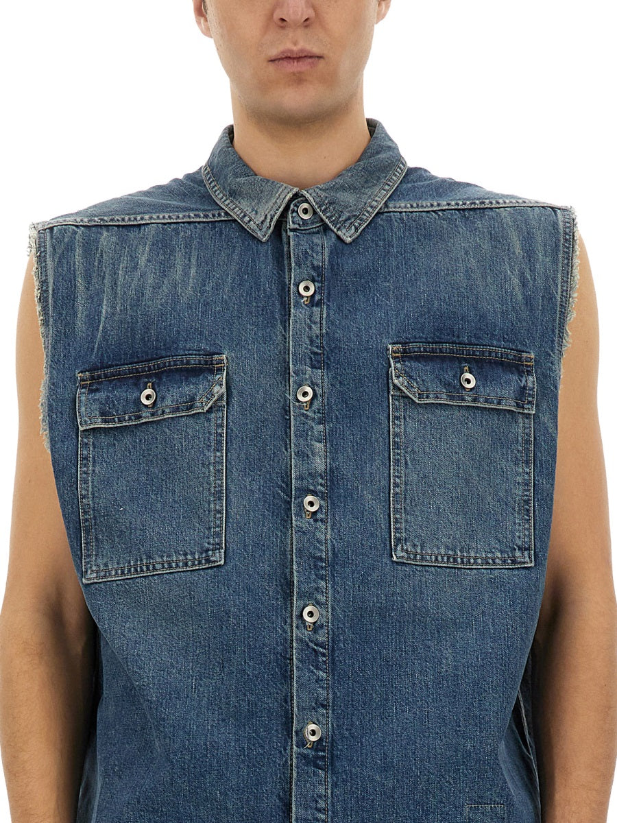 Rick Owens Drkshdw Men Outershirt Jumbo Tommy RICK OWENS