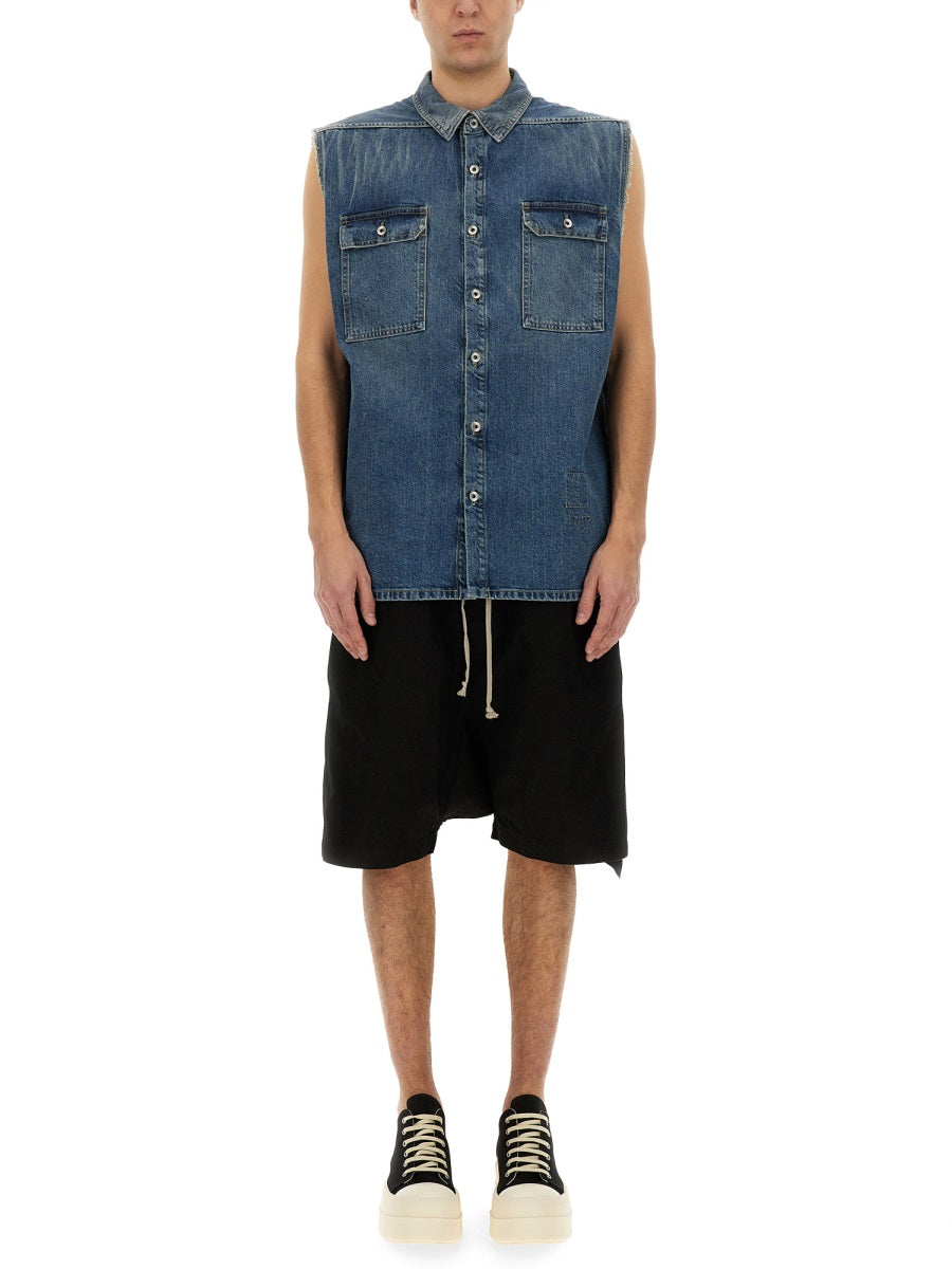 Rick Owens Drkshdw Men Outershirt Jumbo Tommy RICK OWENS