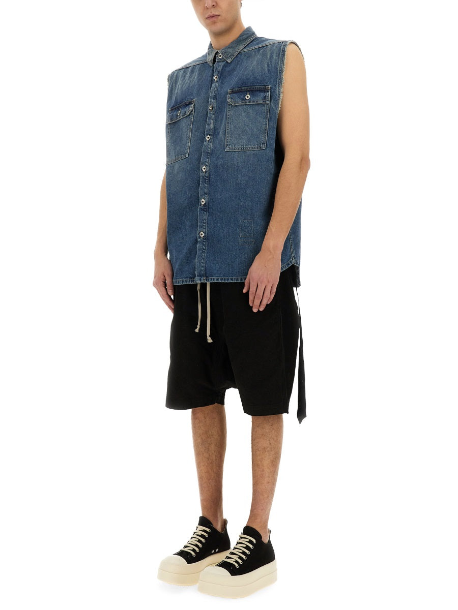 Rick Owens Drkshdw Men Outershirt Jumbo Tommy RICK OWENS