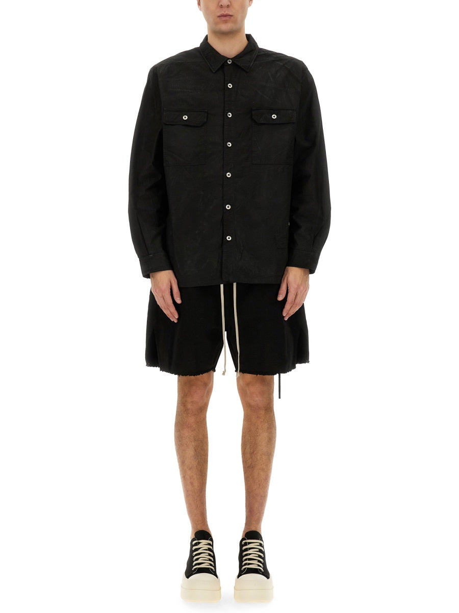 Rick Owens Drkshdw Men Zippered Boxer Shorts RICK OWENS