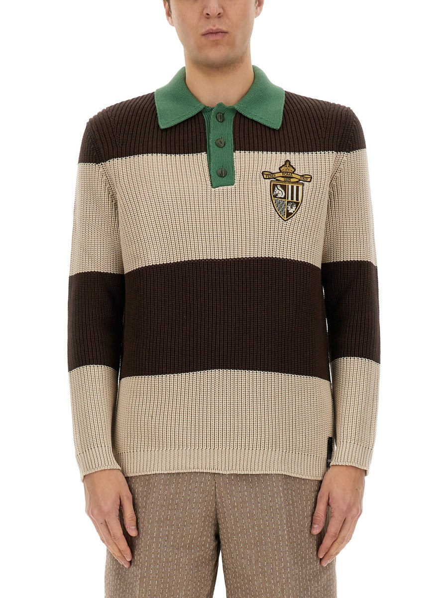 Fendi Men Jersey Polo. FENDI
