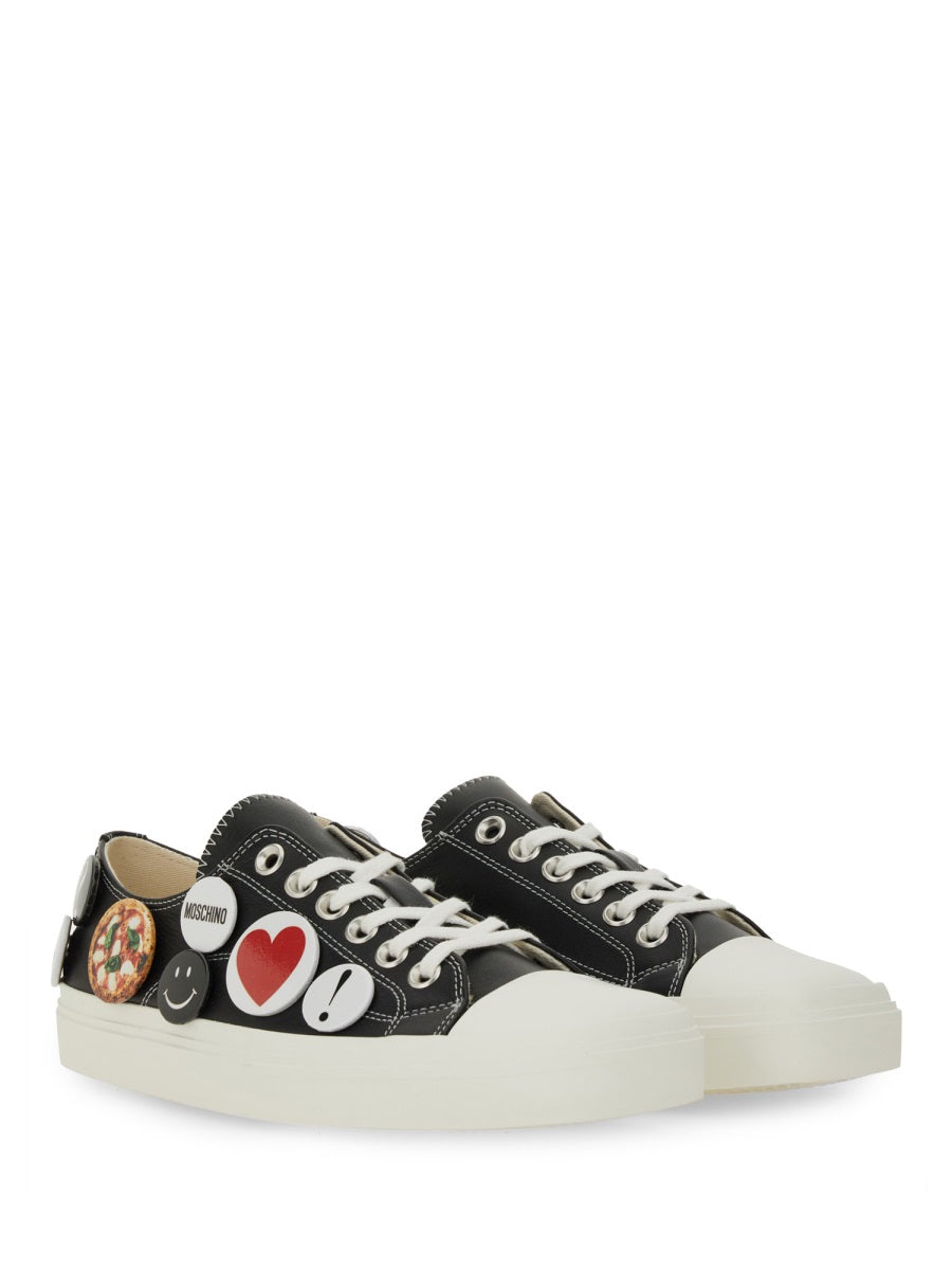 Moschino Women Sneakers With Pins MOSCHINO