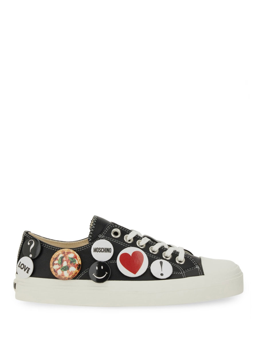 Moschino Women Sneakers With Pins MOSCHINO