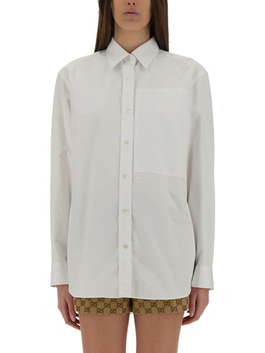 Gucci Women Cotton Poplin Shirt GUCCI