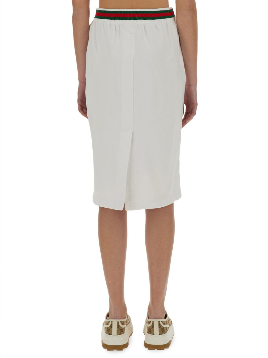 Gucci Women Cotton Jersey Skirt GUCCI