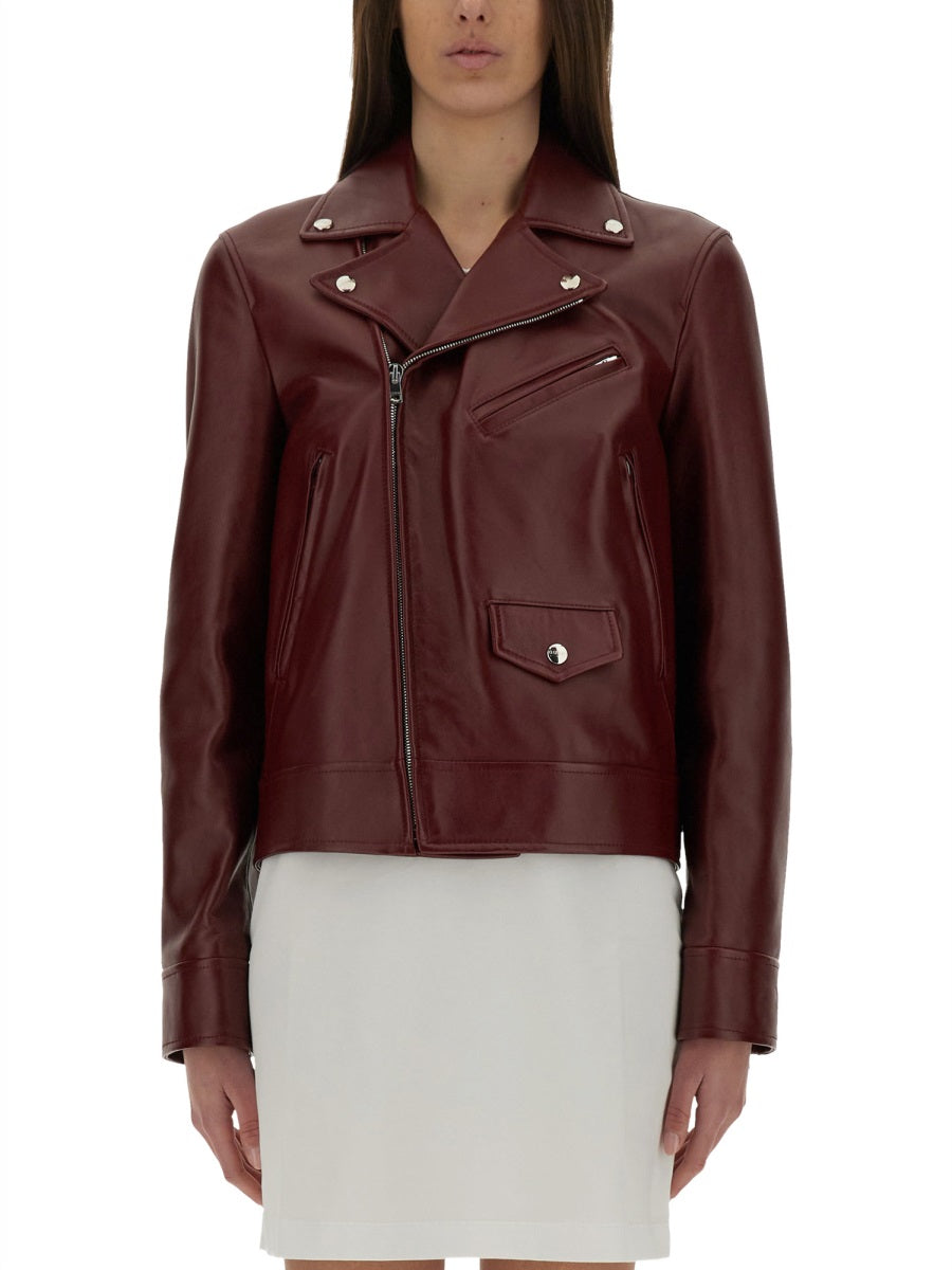 Gucci Women Leather Biker Jacket GUCCI